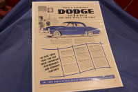 1952 Dodge Coronet 4 Door Original Ad