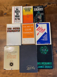 Vintage Books - The Hobbit, Pet Semetary, Peter Principle