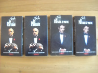 Films: Le Parrain 1 et 2 (4 cassettes VHS)