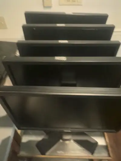 Lot of 5 Dell 19" Monitors, View more