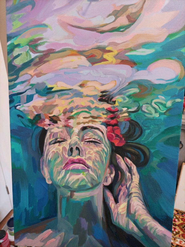 New oil painting on canvas 20" by 30" Arts & Collectibles City of