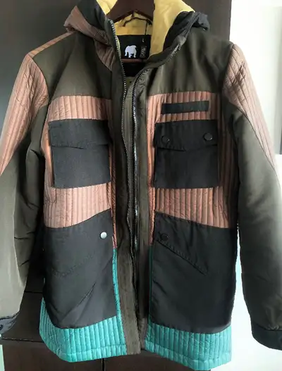 New size S men/ size L youth AMERICAN STITCH multi-pocket jacket, View more
