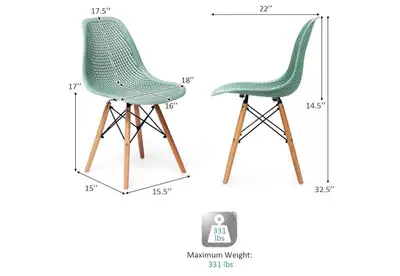  Lot de 4 chaises de salle à manger , View more