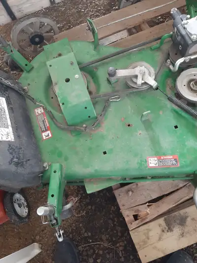 2017 John Deere 60" drive on mower Came with used 1025R tractor I have no need for it and have not u...