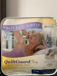 Protect-A-Bed QuiltGuard Terry Mattress Protector From