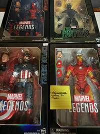 Large Marvel Legends 12” figures toys (opened boxes) Super Hero