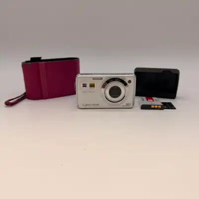 Sony Cyber-shot DSC-W210 12.1MP Digital Camera Bundle, View more