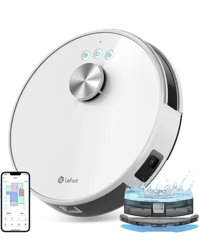 Lefant M1 Robot Vacuum and Mop, LiDAR Navigation, 4000Pa Powerfu, View more