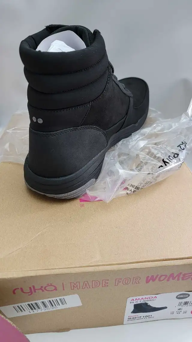 Ryka Amanda Womens Boots Size 12 Black Comfort Walking Casual in Women's - Shoes in City of Toronto - Image 4