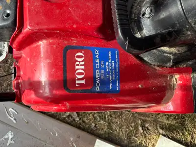 18” toro snow blower , View more