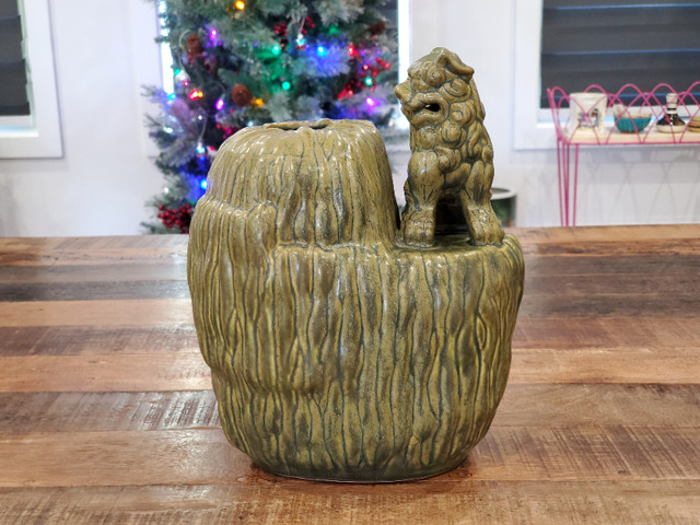 2018 Asian Foo Dog Dragon IKEA Vase by Per B. Sundberg in Arts & Collectibles in Edmonton