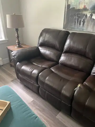 leather power reclining sofa, View more