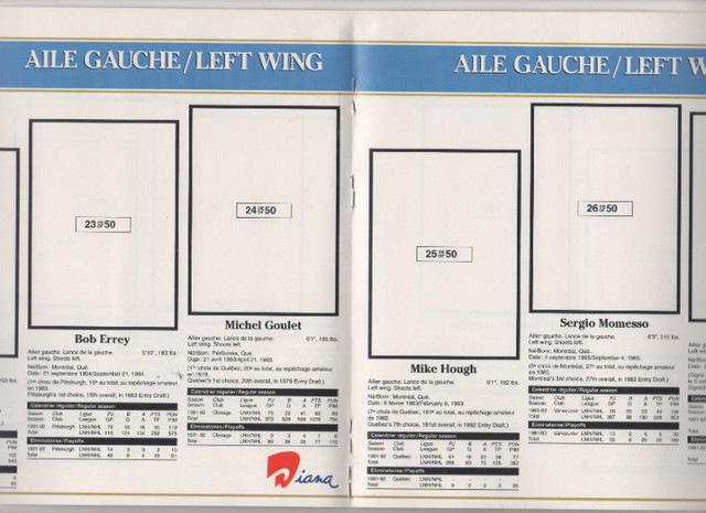 CARTE DE HOCKEY 1992-93 DURIVAGE PANINI HOKEYEURS QUÉBÉCOIS dans Art et objets de collection  à Thetford Mines - Image 3