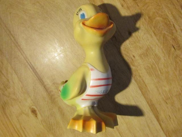 RELIABLE Brand MISS DUCKY Rubber Duck Squeak Toy Canada 1950s-60 in Toys & Games in Hamilton