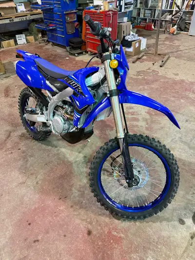 Yamaha 2021 WR 450 Trade in bike, was too much for new owner. -Enduro Style bike with front headligh...