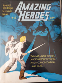 Vintage magazine-Amazing Heroes #13 (1982)