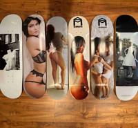 Naked Supermodels Skateboard Skate Deck