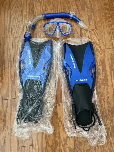adult snorkel set with bag , View more
