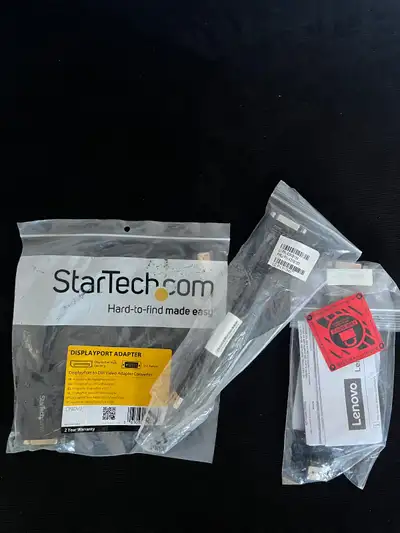 Brand New Display port to DVI adapters (Lenovo etc), View more