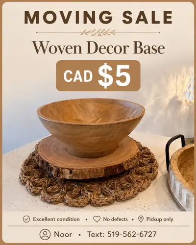 Home Decor and accessories + 2 live plants, View more