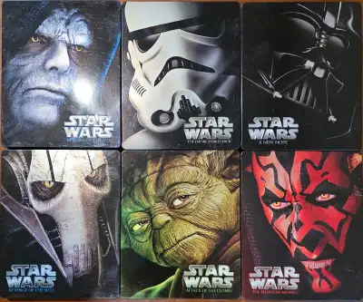 Limited Collector's Steelbook Star Wars Episodes 1-6 Pre-owned