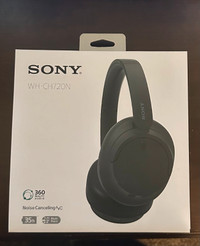 Sony WHCH720N Over-Ear Noise Cancelling Bluetooth Headphones