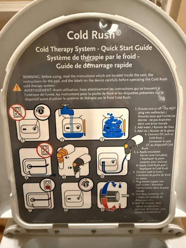 Ossur Cold Rush Compact Cold Therapy System64840227636481123