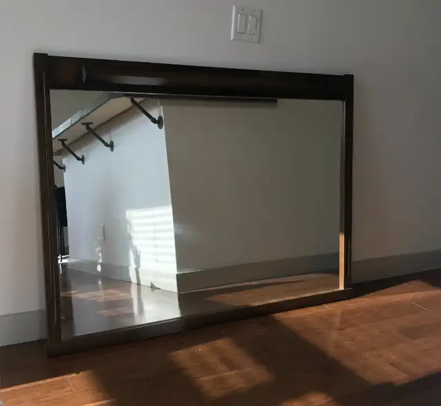 Oak Wooden Mirror ! made in Canada!!! in Home Décor & Accents in Calgary - Image 2
