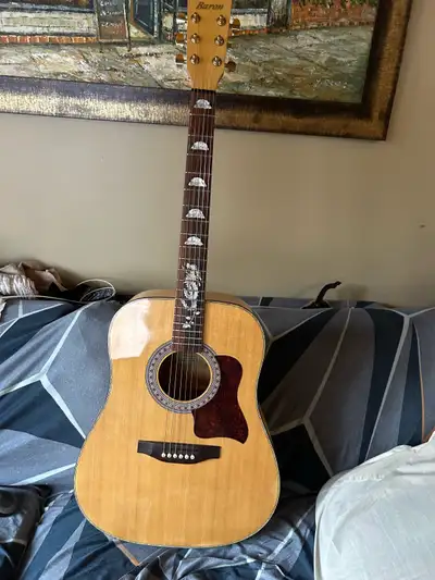 Acoustic Guitar with Hard Case (Brand New), View more