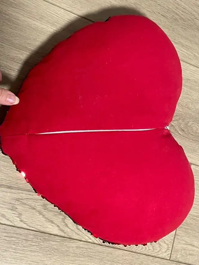 Colour changing sequence pillow in good shape-off Fox Creek in Bedding in Moncton - Image 3