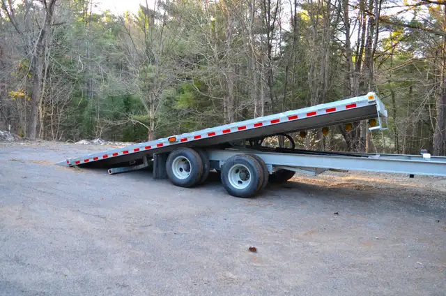 TRAILER Plate-Forme GOOSENECK Galvanisé 2023 8' x 24' in Cargo & Utility Trailers in Laurentides - Image 3