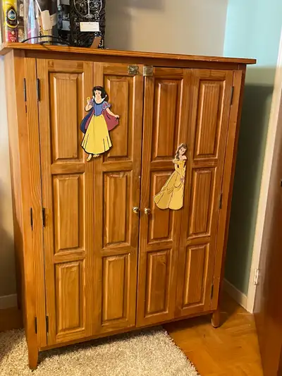 Free wooden cabinet , View more