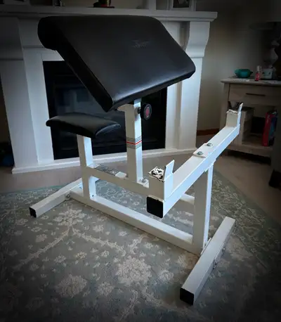 NSP The Exercise Company Preacher Curl Bench, View more