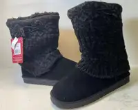 Muk Luks Women's Cheryl Boots Sz: 8 Black