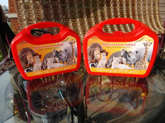 American lion Safari lunch boxes  in great shape in Toys & Games in Windsor Region