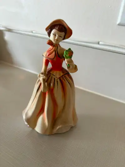 Vintage Porcelain Lady Figurine, View more