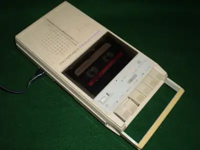Texas Instruments Program Recorder PHP 2700 Cassette Player Recorder Working with AC or DC (4xC) Ear...