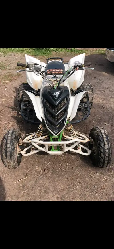2006 Yamaha Raptor 700r Alba Racing Pro Nerf Bars DMC Comp-4 DUAL exhaust New rear brakes Great driv...