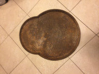 Base plate for antique wood stove