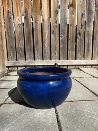Ceramic pot  planter  D9”3/4 x H6”1/2 - Brand new