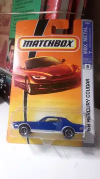 Matchbox 68 Mercury Cougar blue