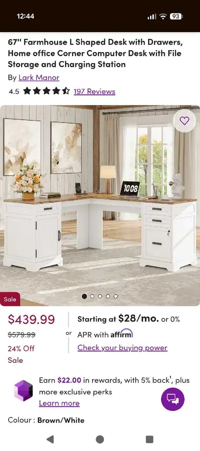 Desk L-Shape (see description), View more