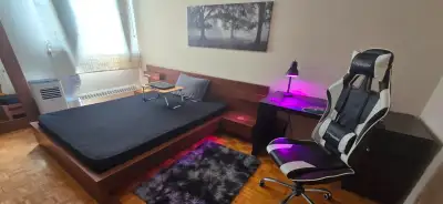 Furnished room for rent on 3rd floor in Very good neighborhood