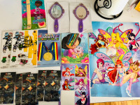 Lot of Random Toys including a Winx Mini Poster 11x17"