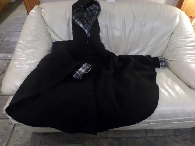 NEW La Redoute black raincoat + Thunder Bay cape coat 2for$65 in Women's - Tops & Outerwear in Sarnia - Image 3