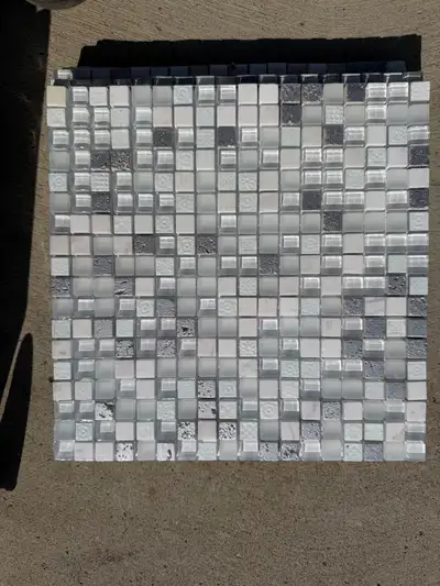 27 of the white and 6 of the black. 12 X 12 tiles. $75 OBO.