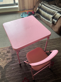 Children’s table n chair set