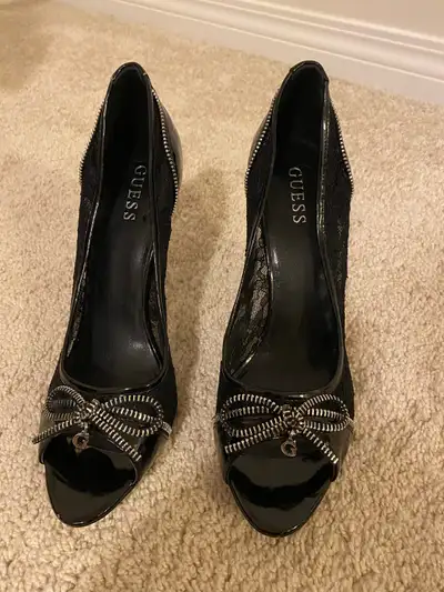 Guess Lacy Black Heels - Ladies size 10, View more