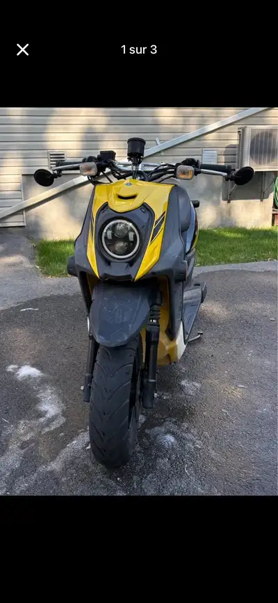 Scooter yamaha Zuma X 50cc 2014 4 temps 44000km Pneu avant et arrière 2025 Entretien bougies, filtre...