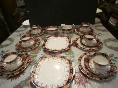 Royal Albert IMARI fine bone CROWN china, View more
